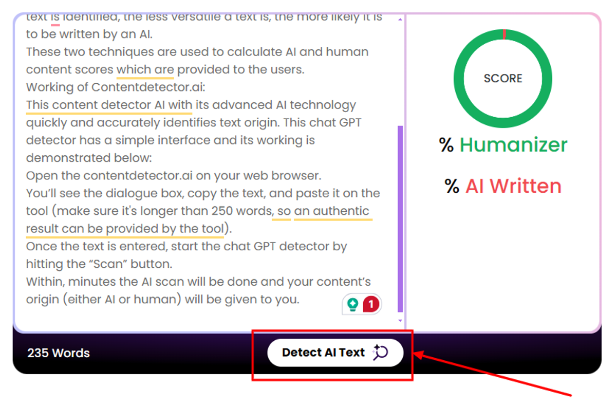 Detect AI Text