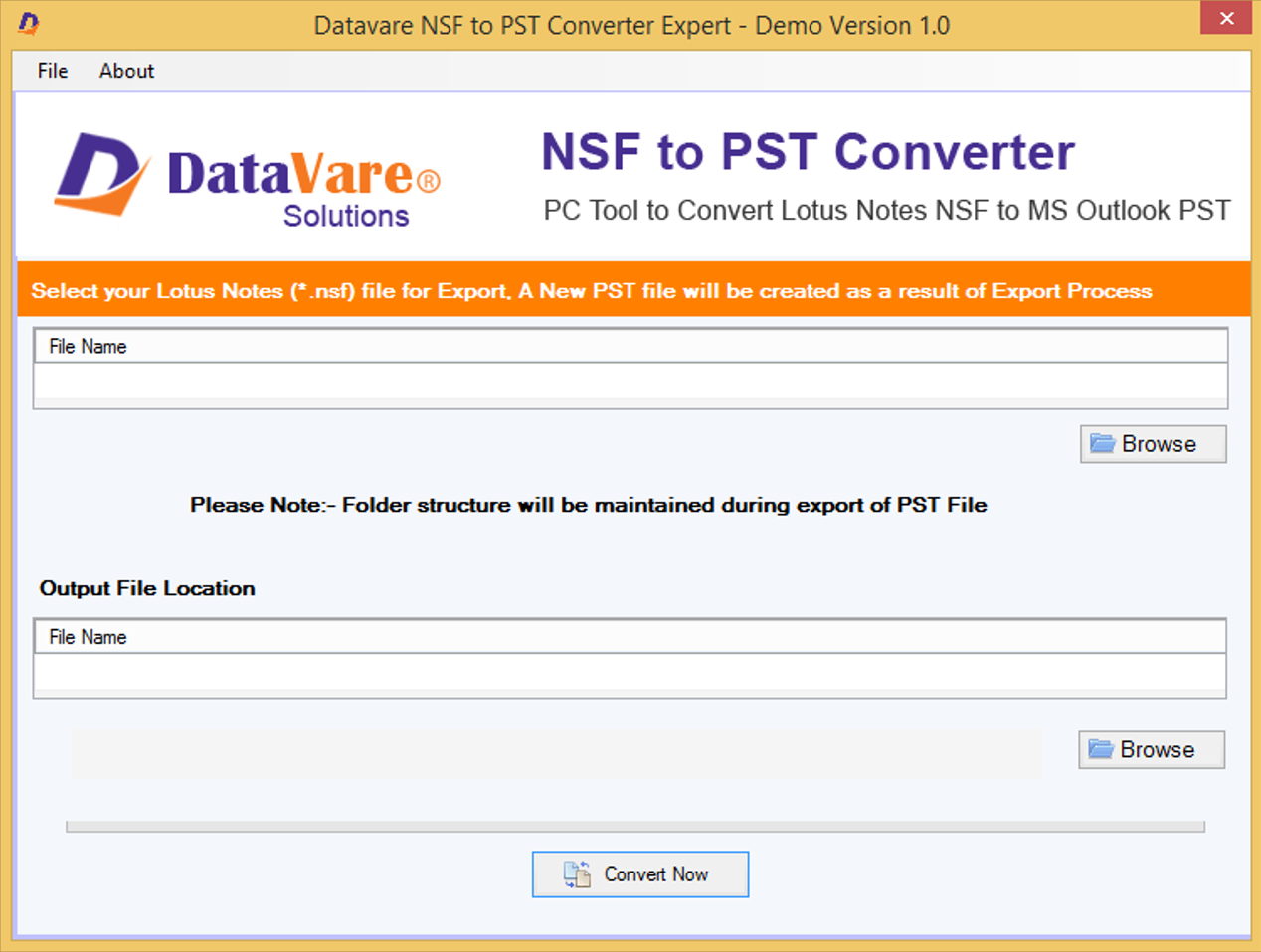 DataVare NSF to PST Converter