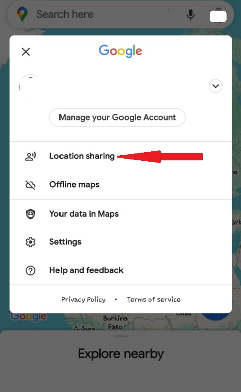 Turn On Location Sharing