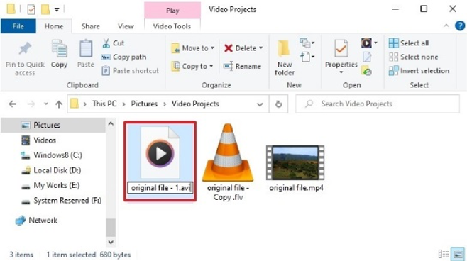 Choose a Video File