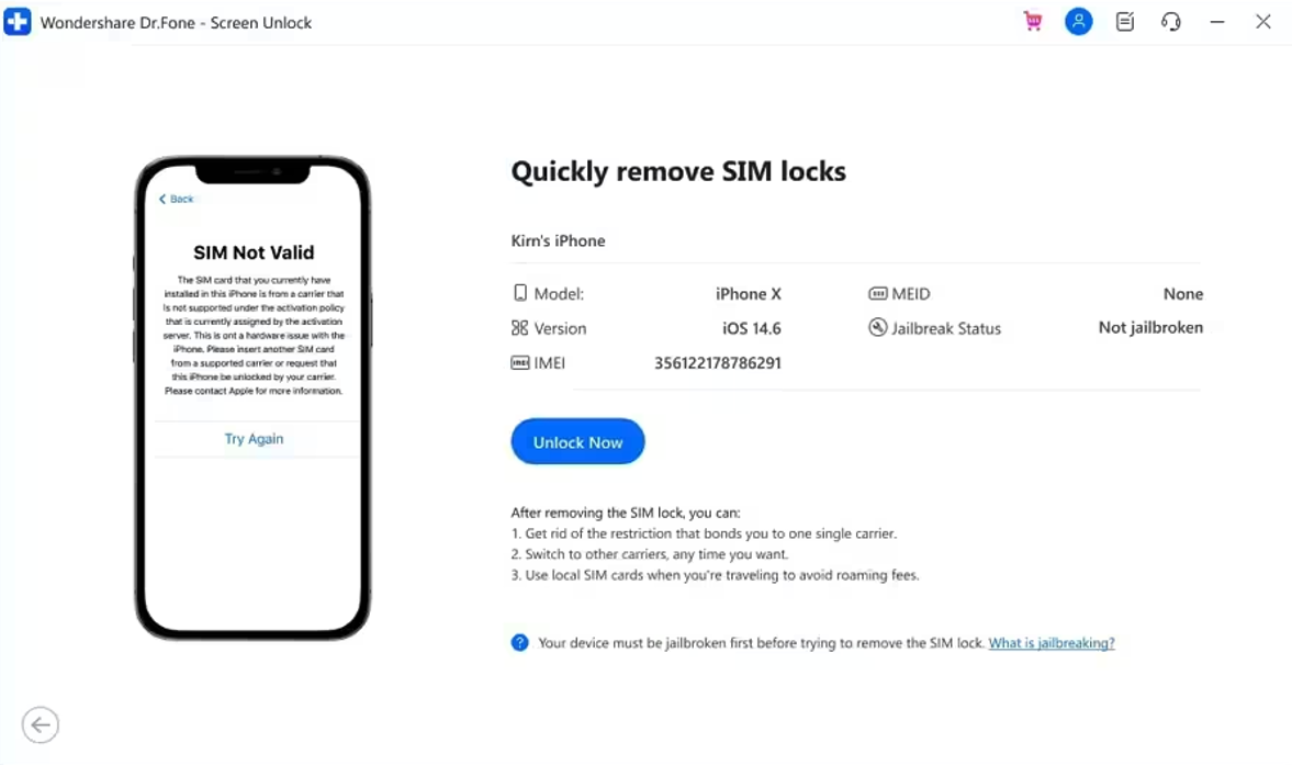 unlock sim on iphone