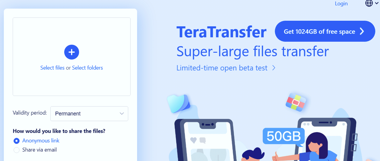 Tera Transfer