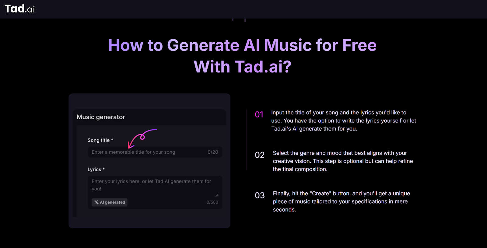 How to generate AI Music?