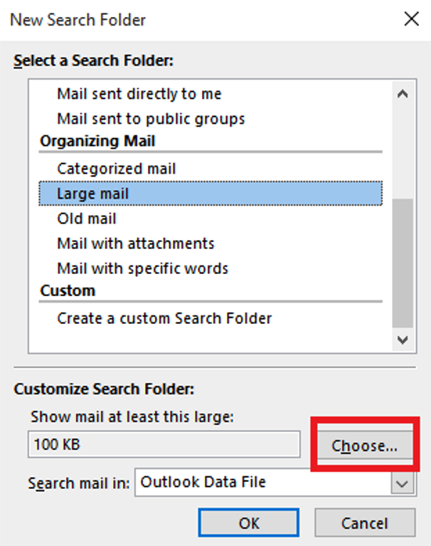 Search Folders