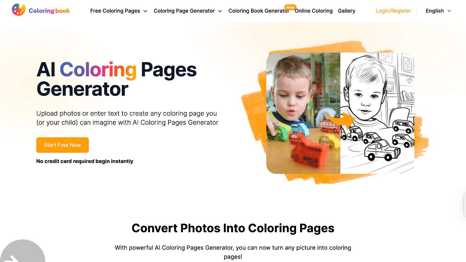 Coloringbook homepage