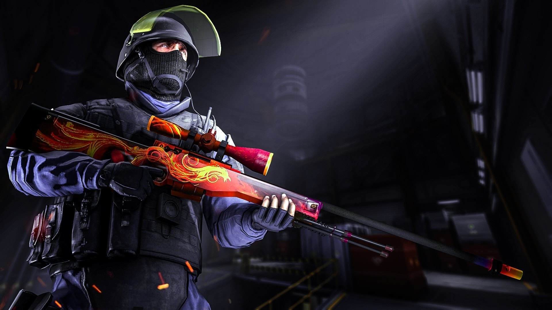 CSGO A man with a gun