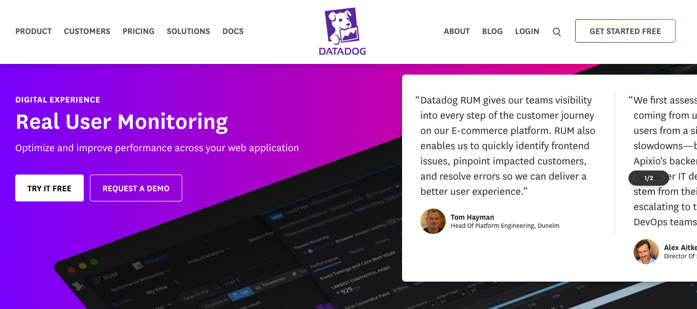 Datadog RUM