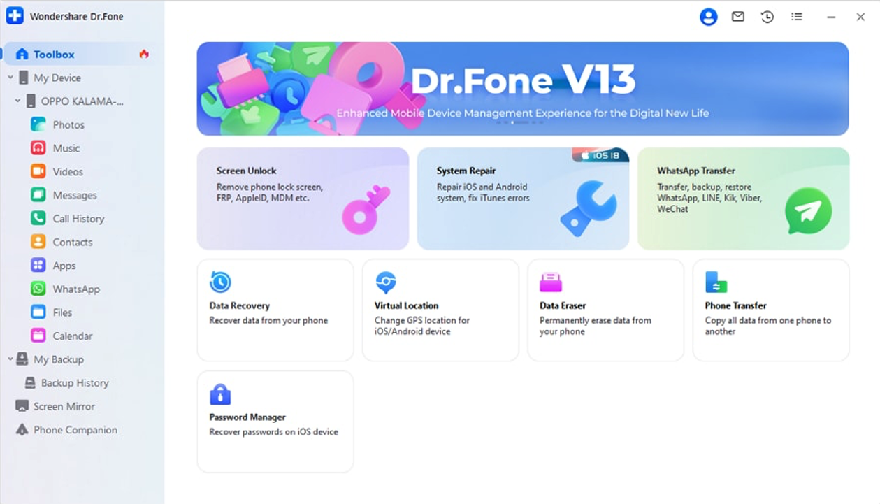 Install Dr.Fone
