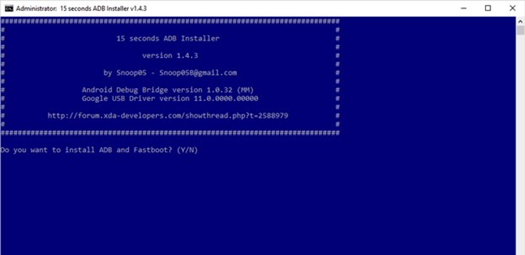 Install ADB and Fastboot