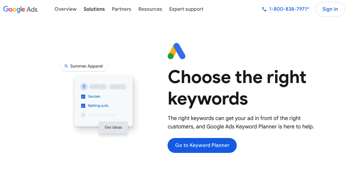 Google Keyword Planner