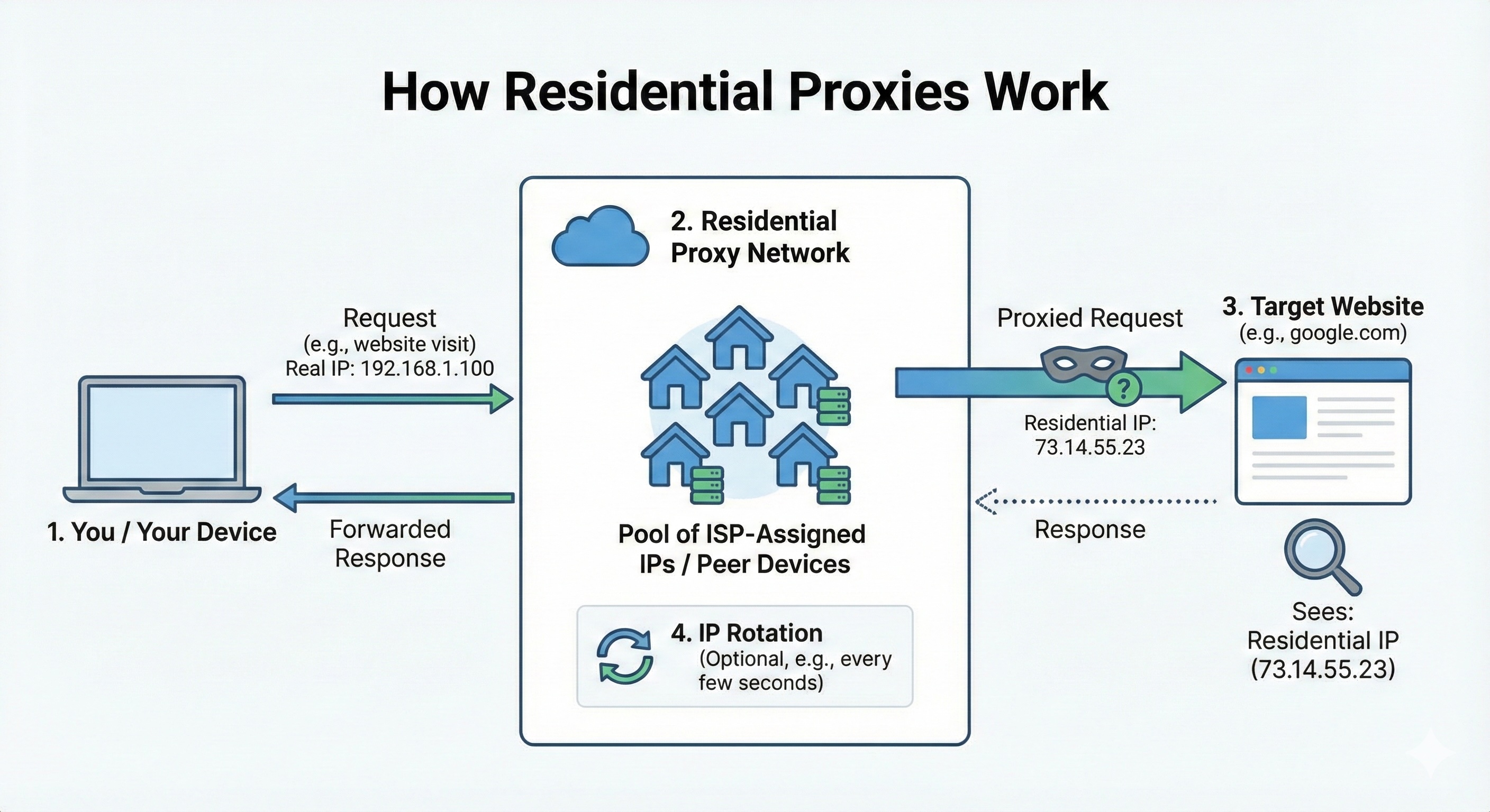 How Residential Proxies Work