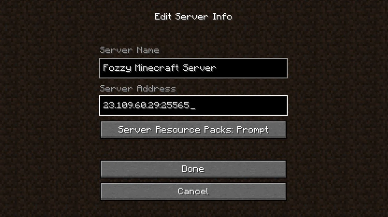 What is My Minecraft Server Address?
