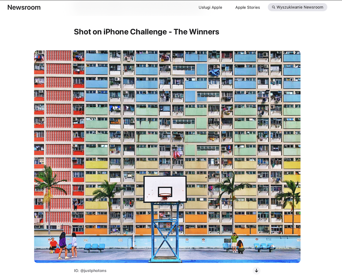 A photo of one of the winners of Apple’s Shot on iPhone challenge