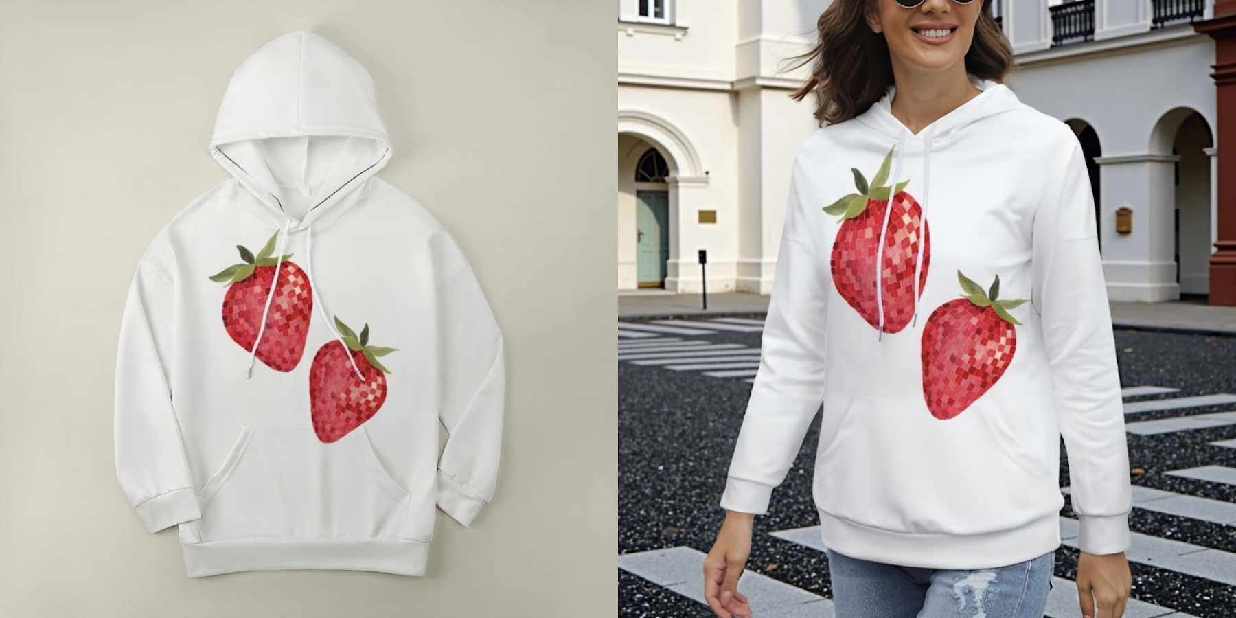 Patterned Hoodies with Personality
