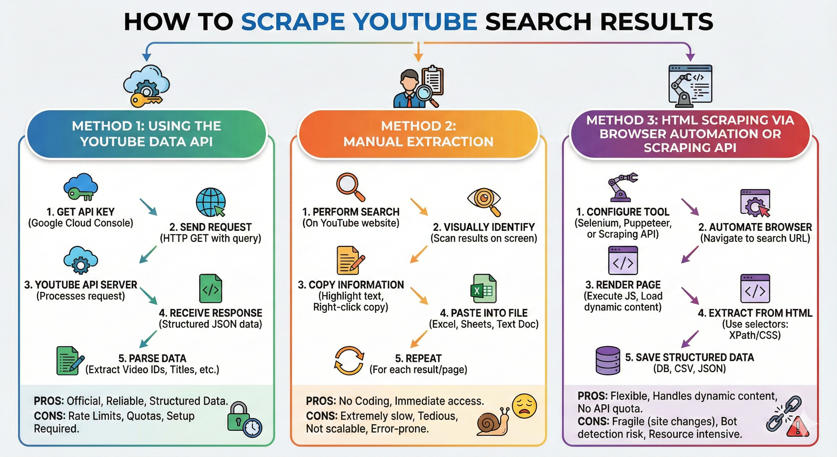 How to Scrape YouTube Search Results