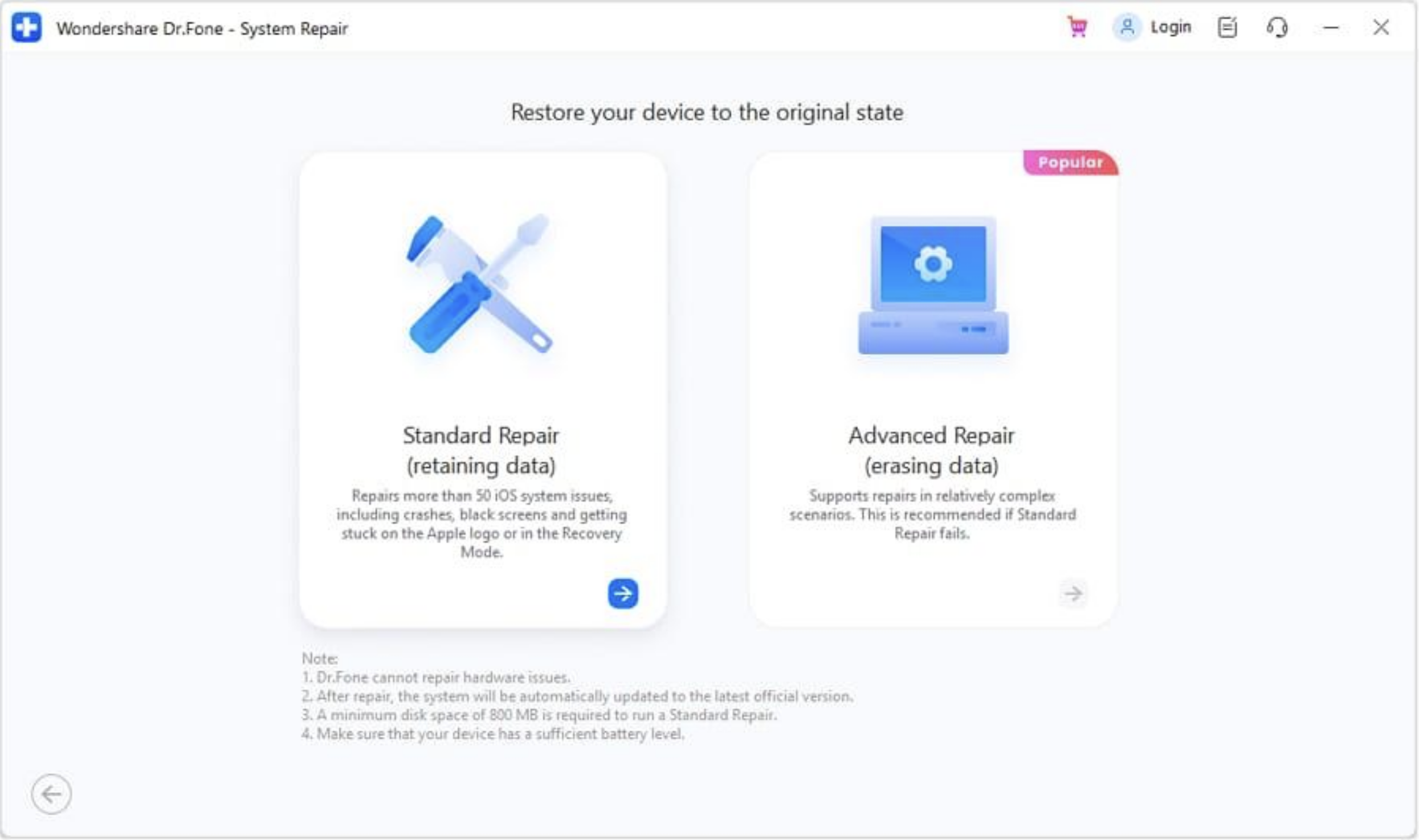 Select Standard Repair