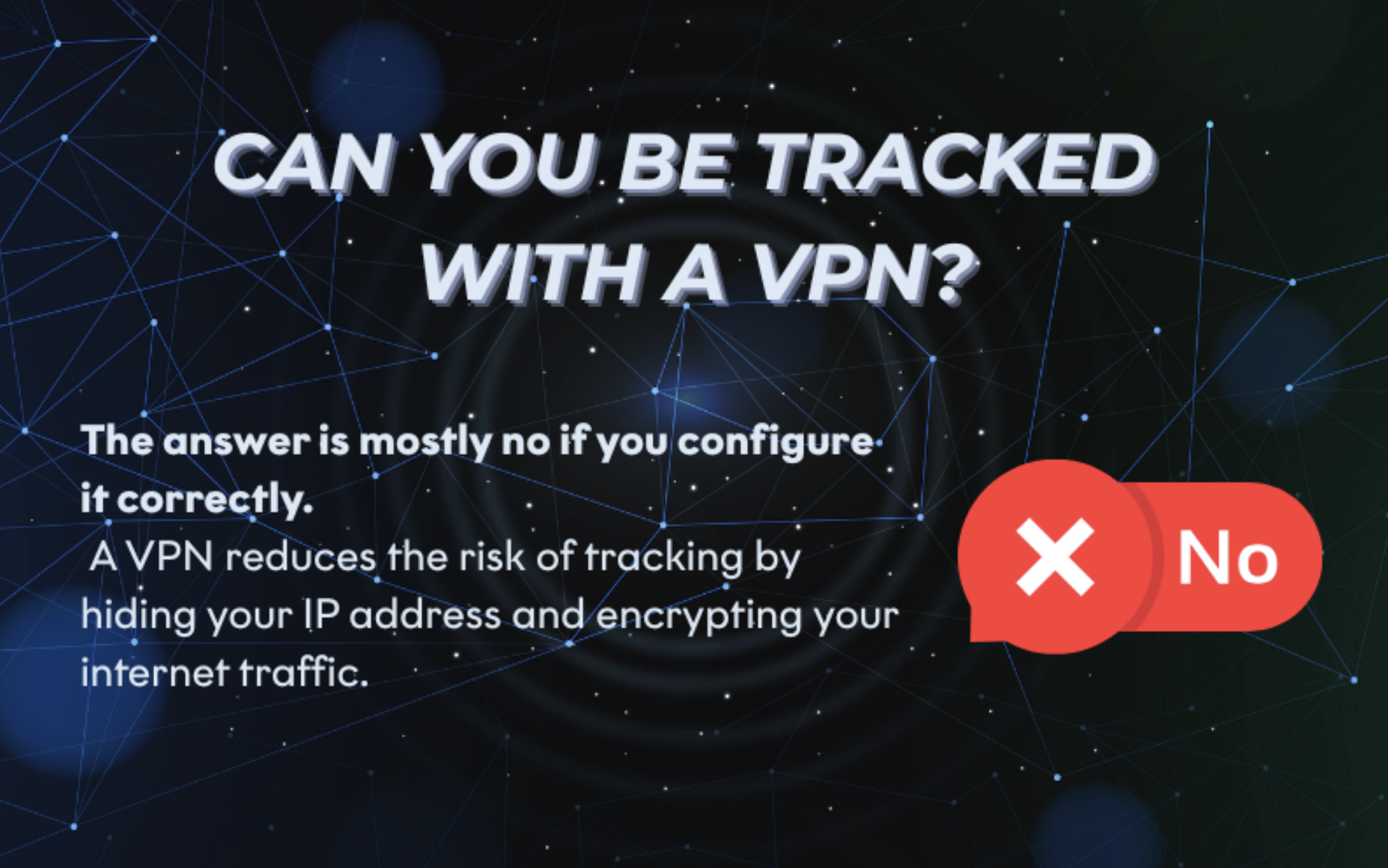 Can you be tracked with a VPN?
