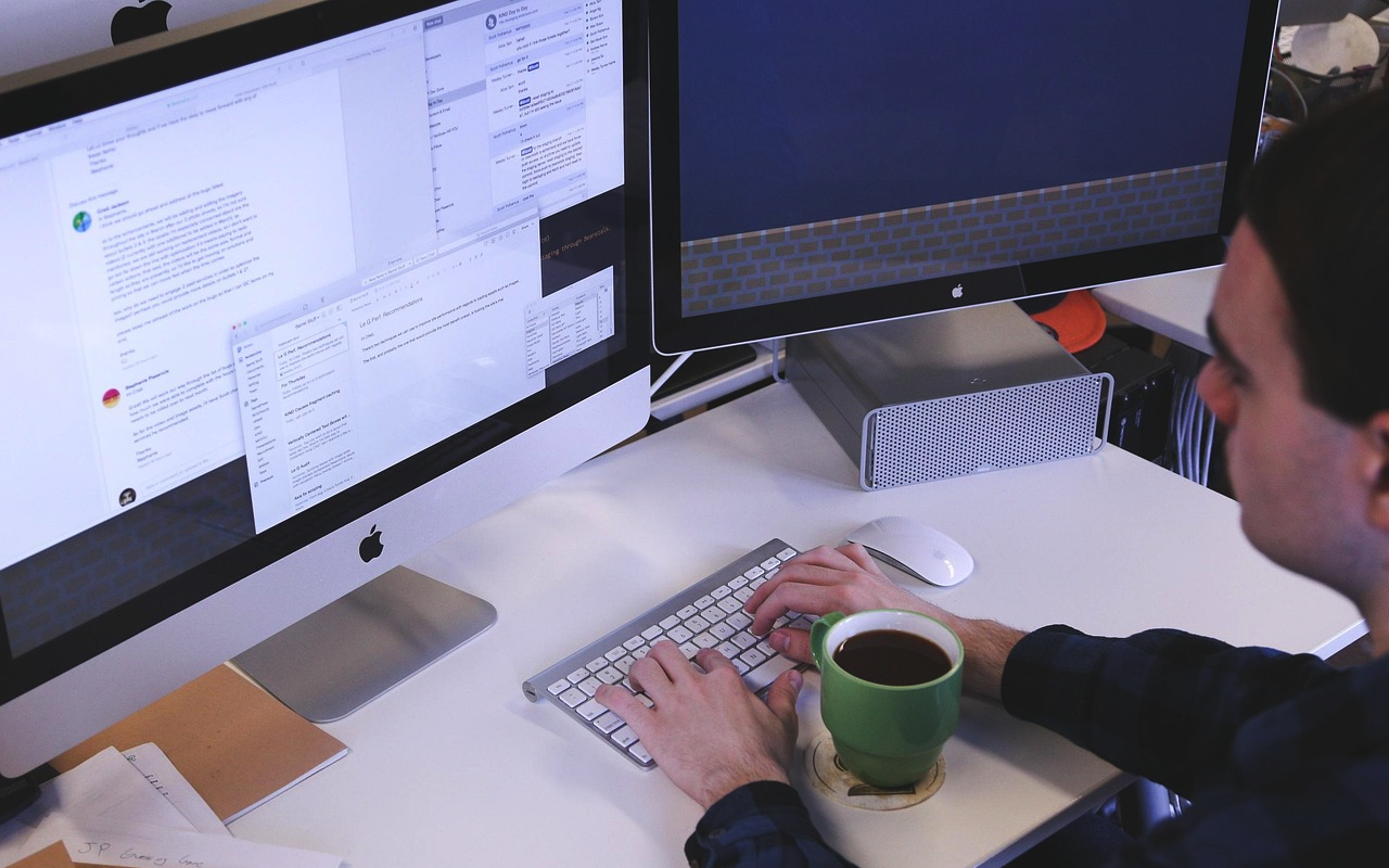 Developer Using Computer