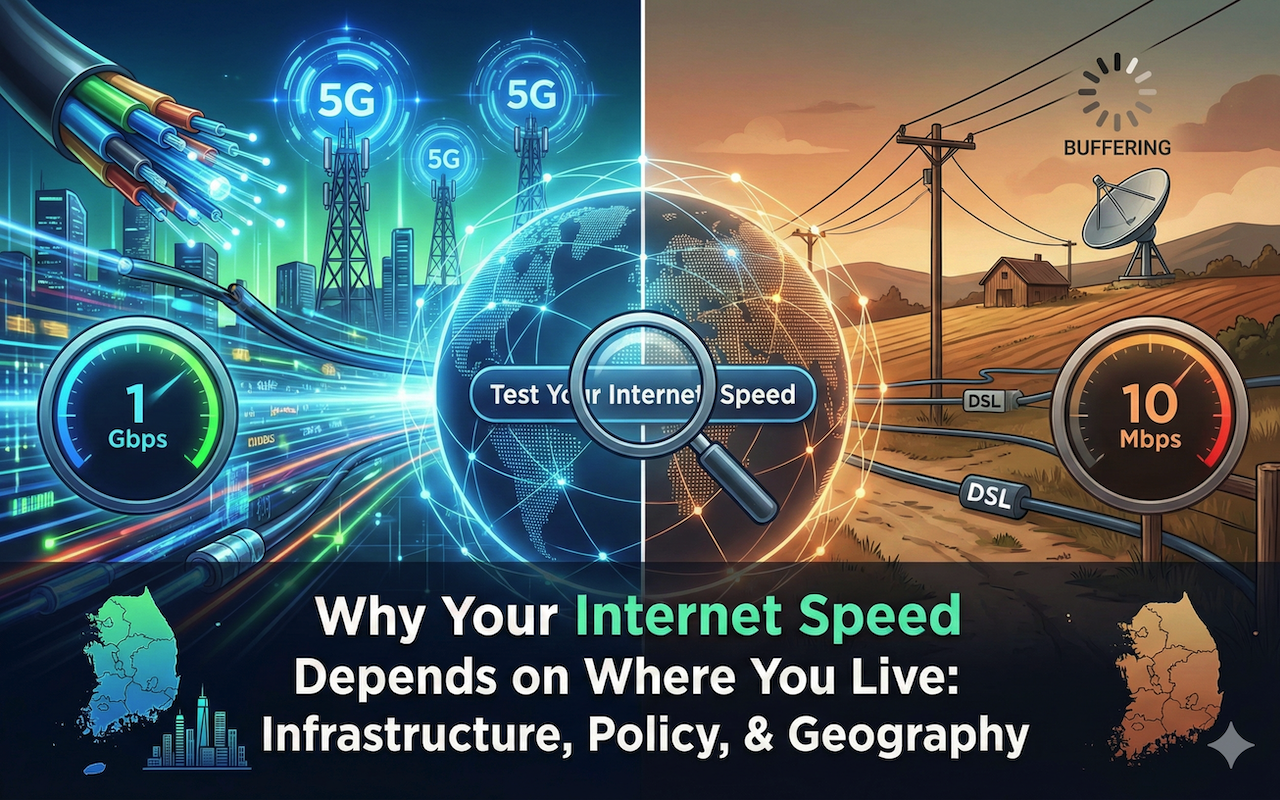 Internet Speed Varies by Location