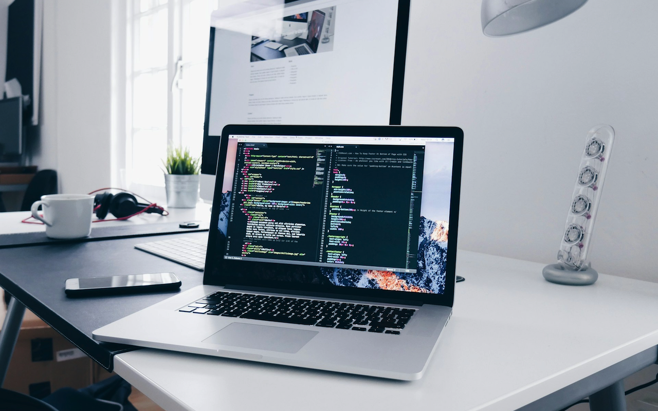Coding in MacBook