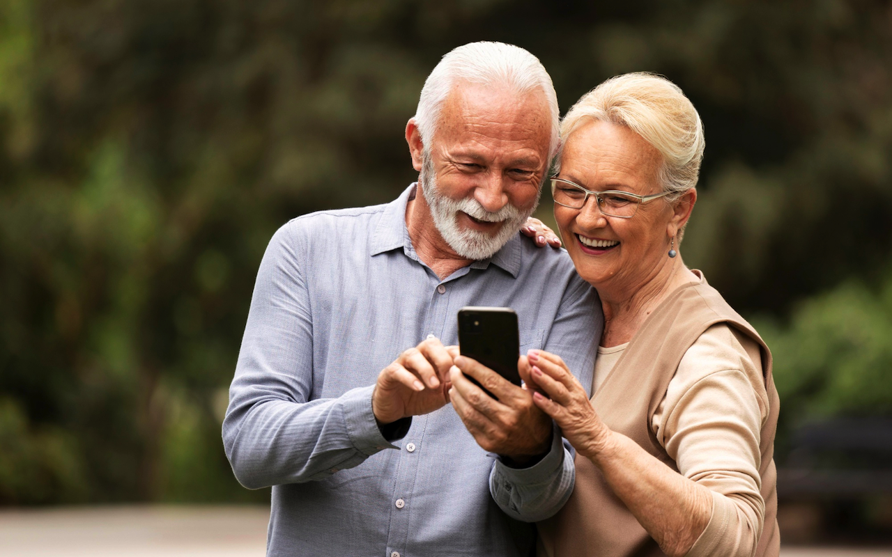 Seniors with a Phone
