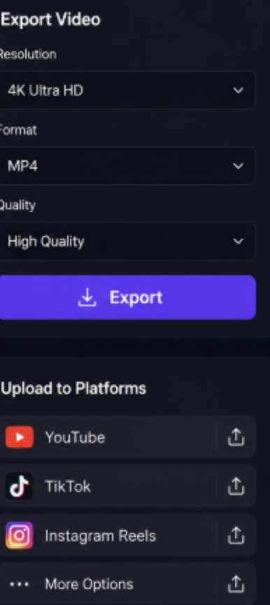 Export video