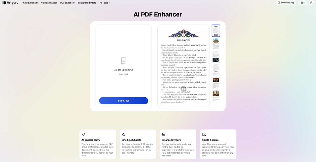 AI PDF Enhancement