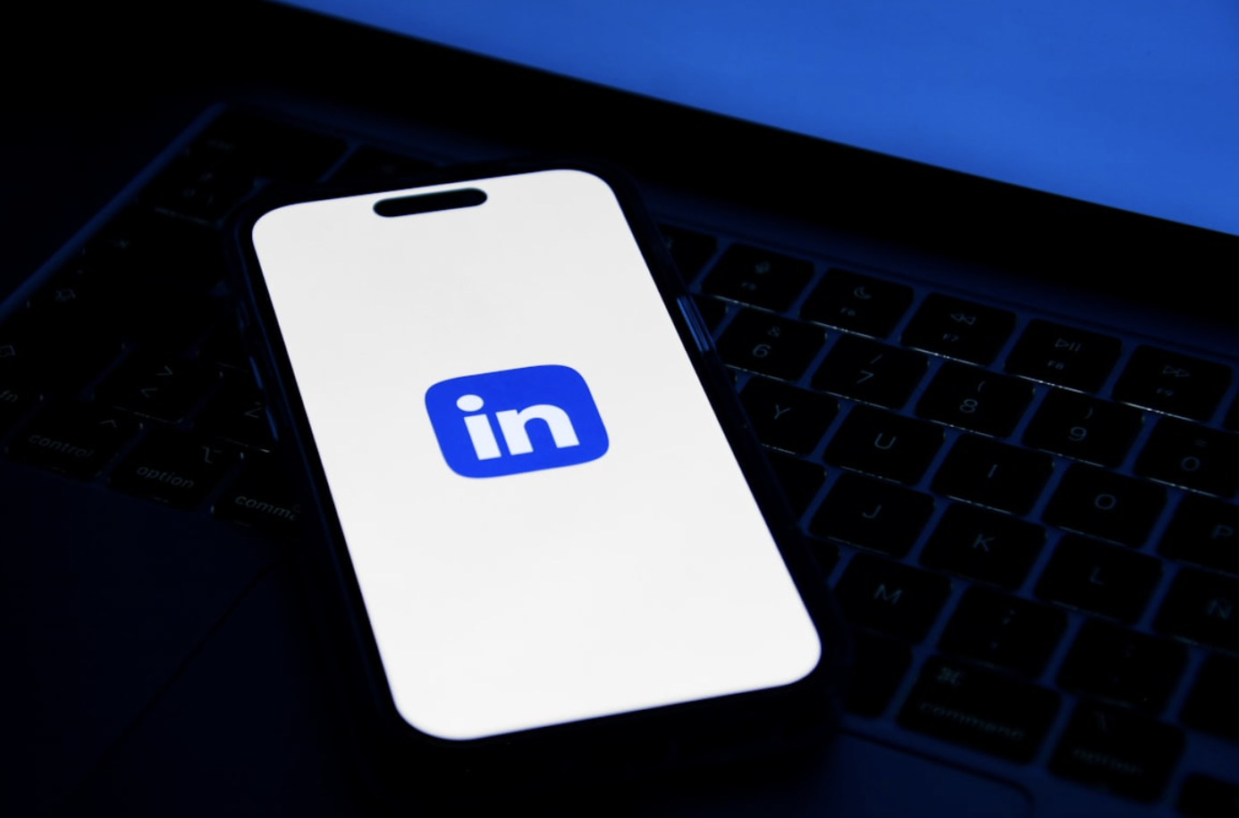 LinkedIn app on smartphone screen