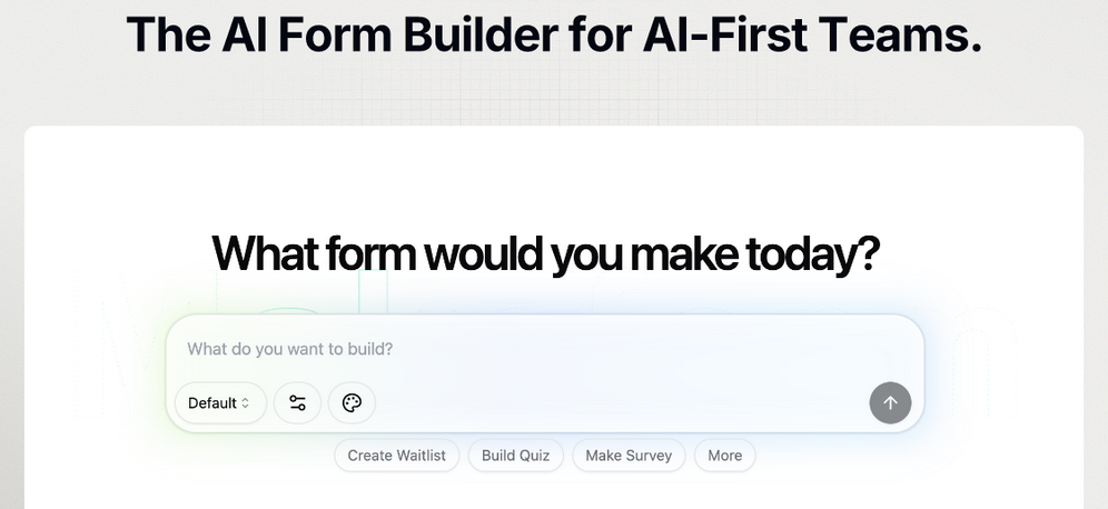 AI form builder