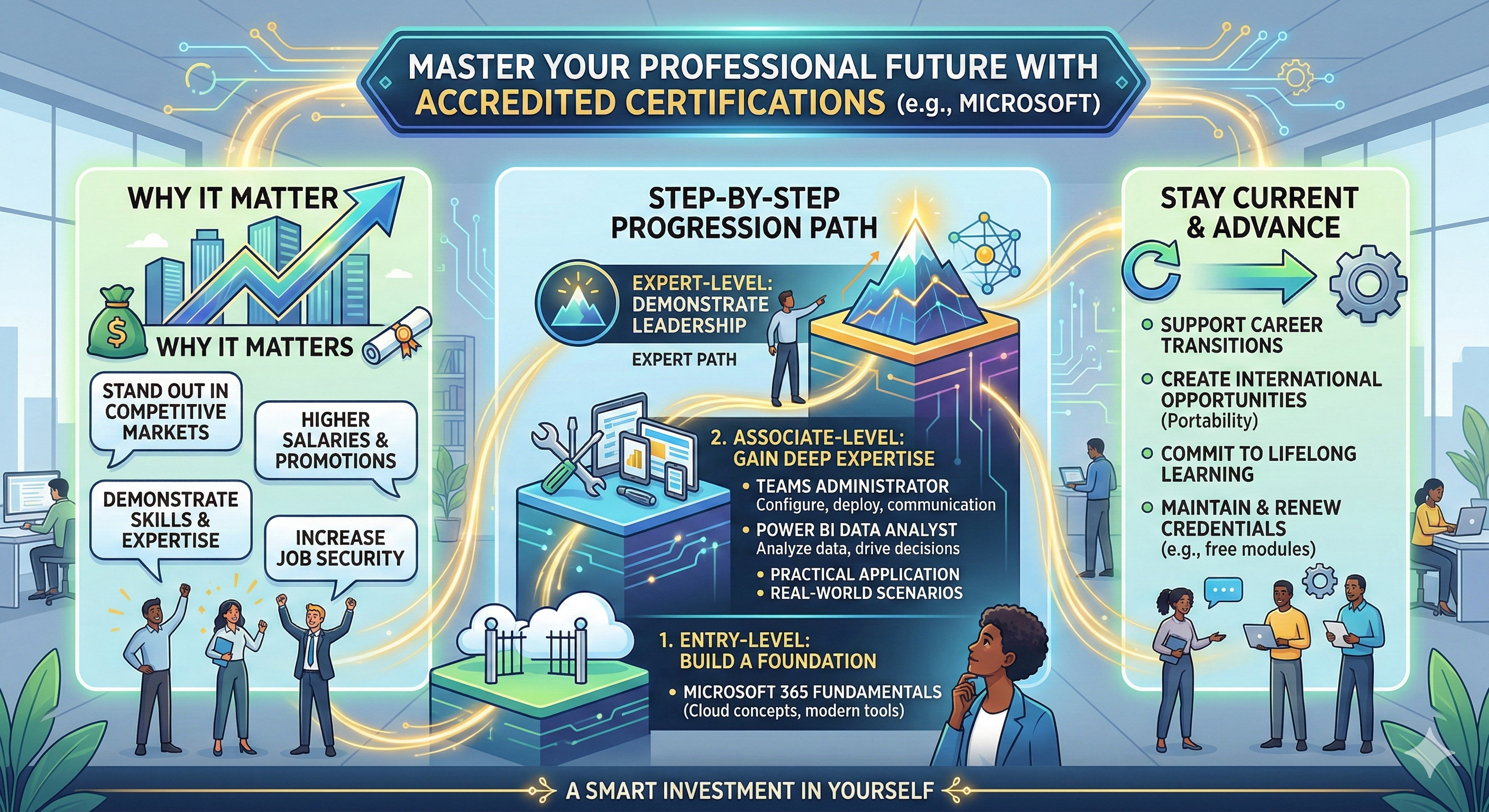 Master your professional future with accredited certifications