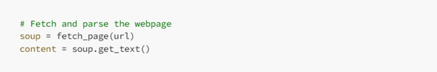 Fetch and Parse Pages