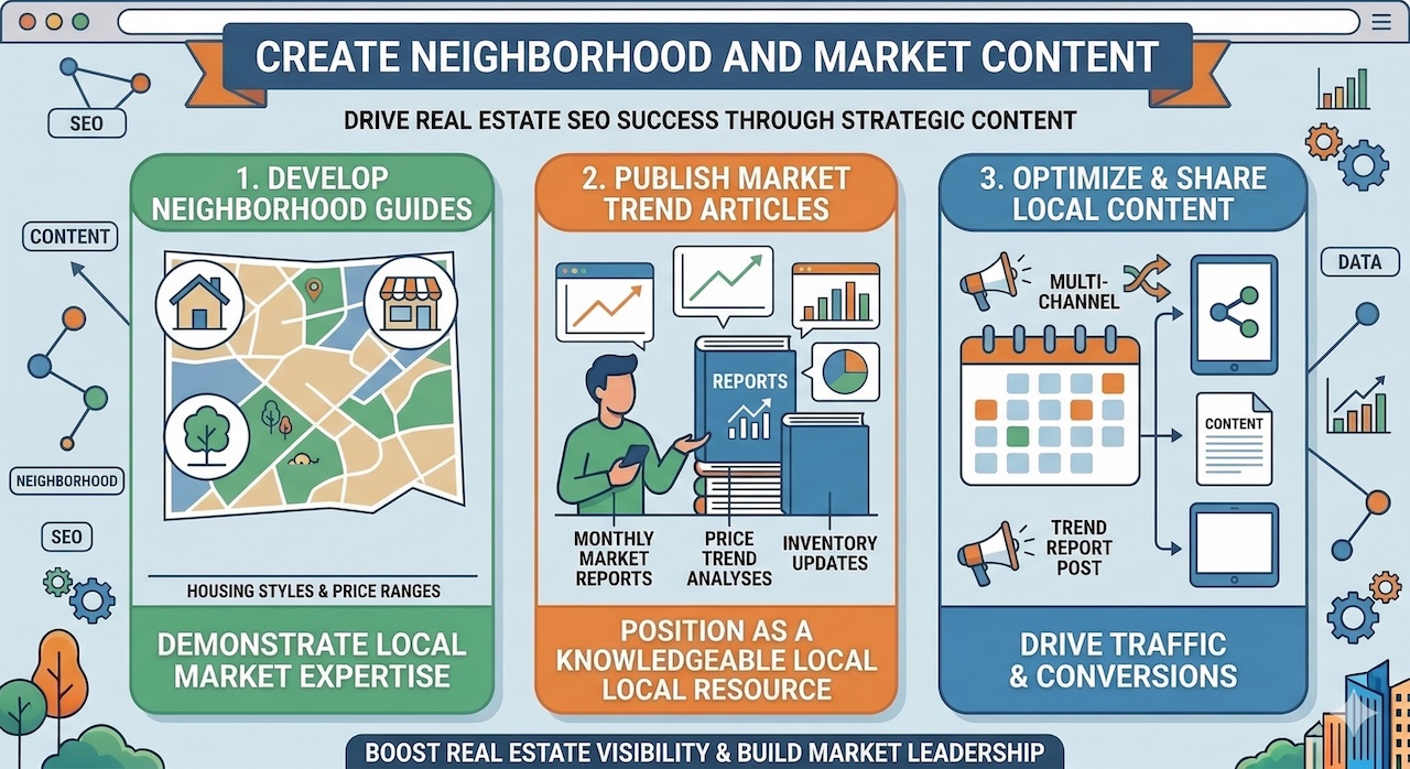 Create Neighborhood and Market Content