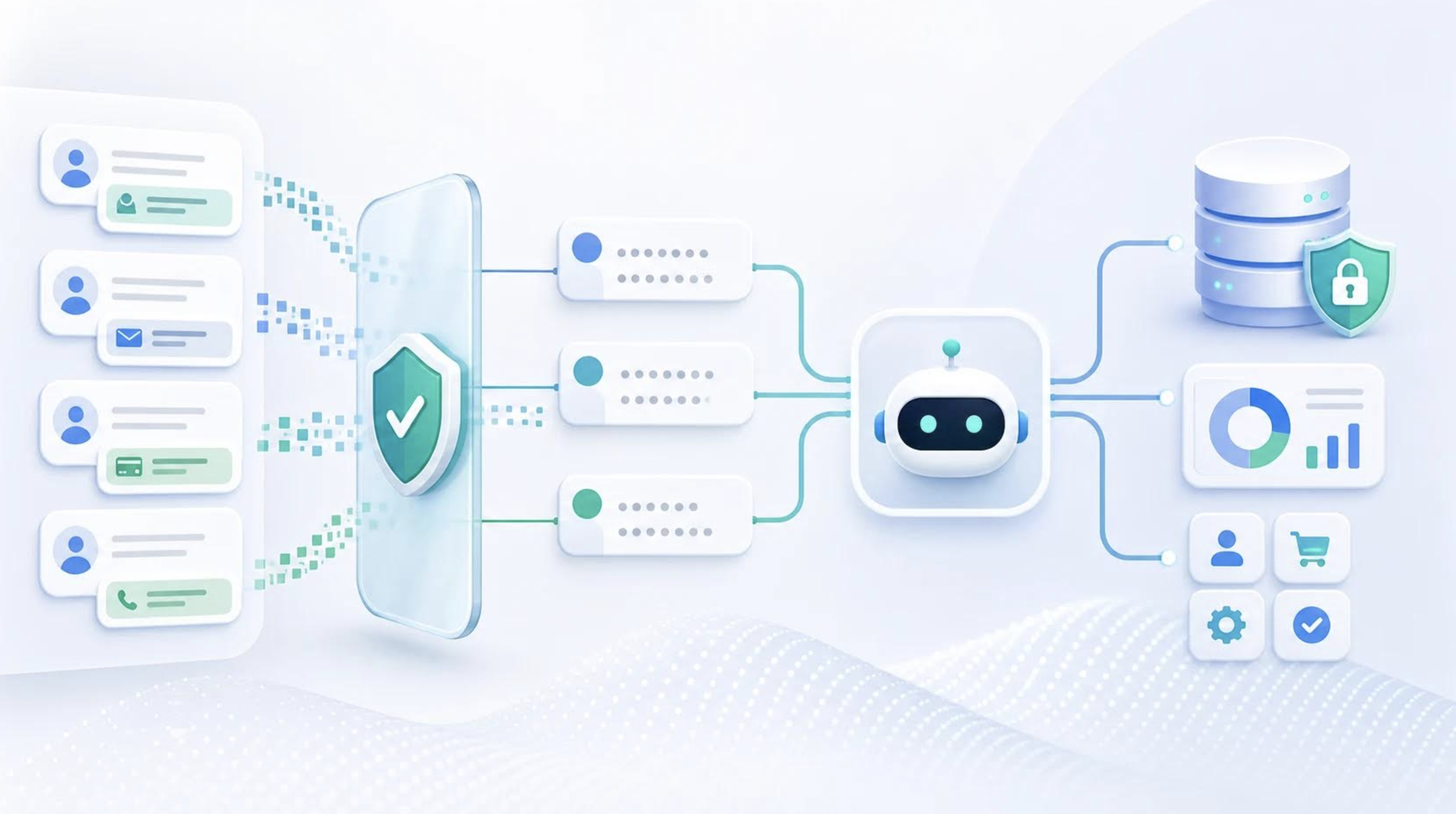AI data privacy and security workflow