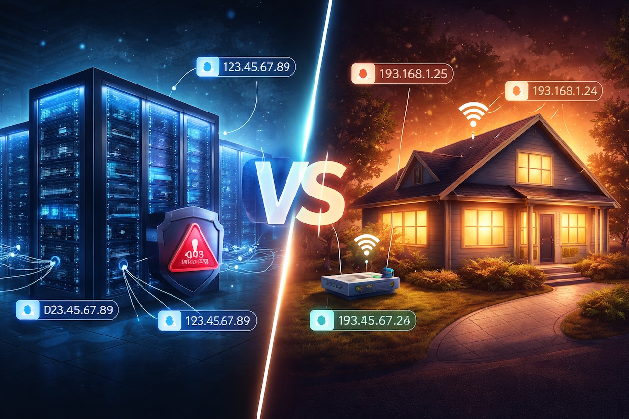 Datacenter vs. Residential Proxy