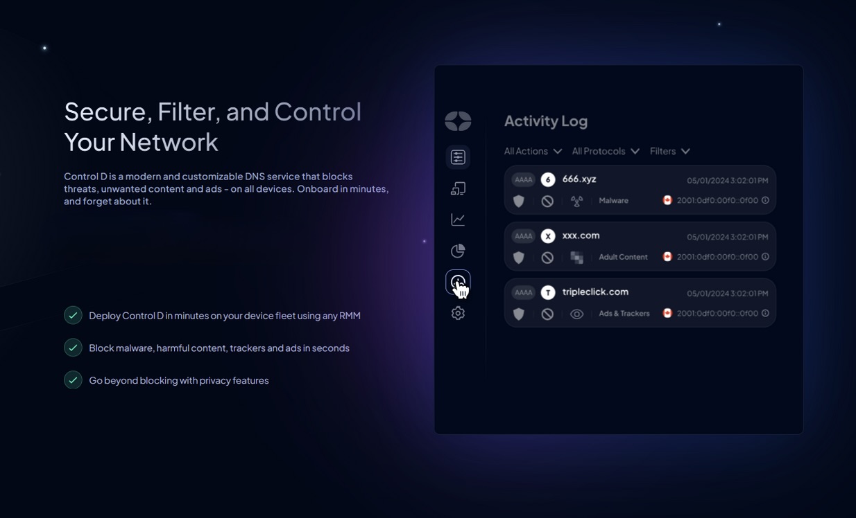 Control D
