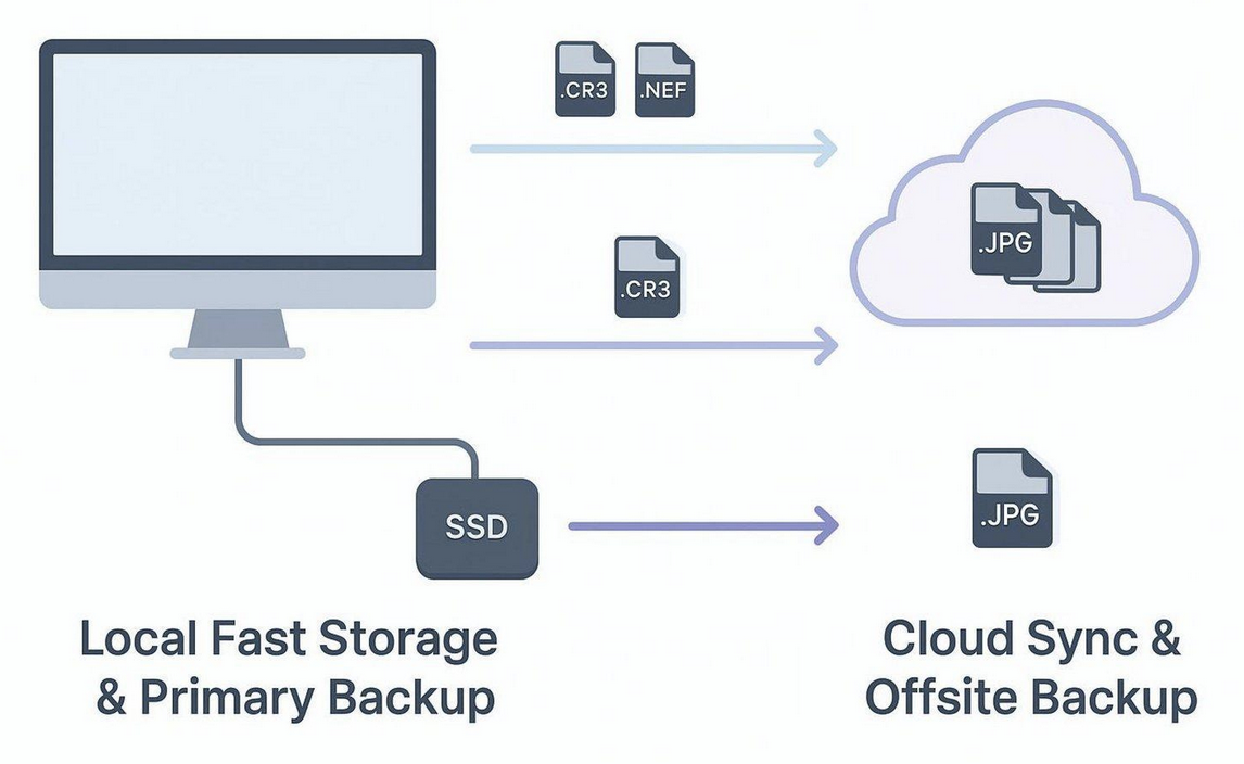 Local vs remote storage