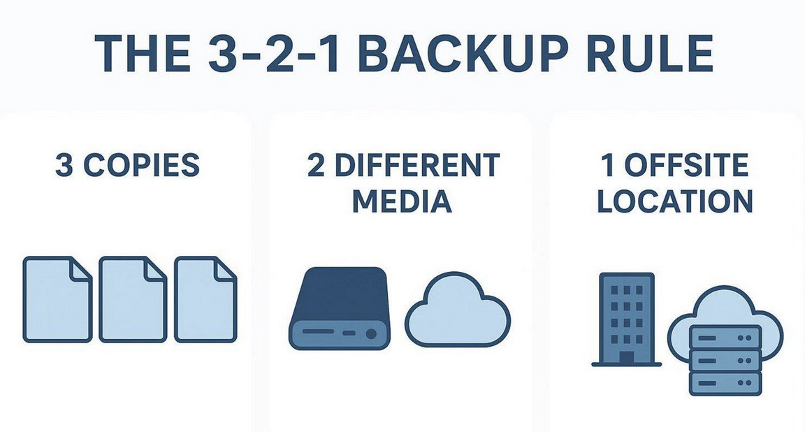 3-2-1 backup rule