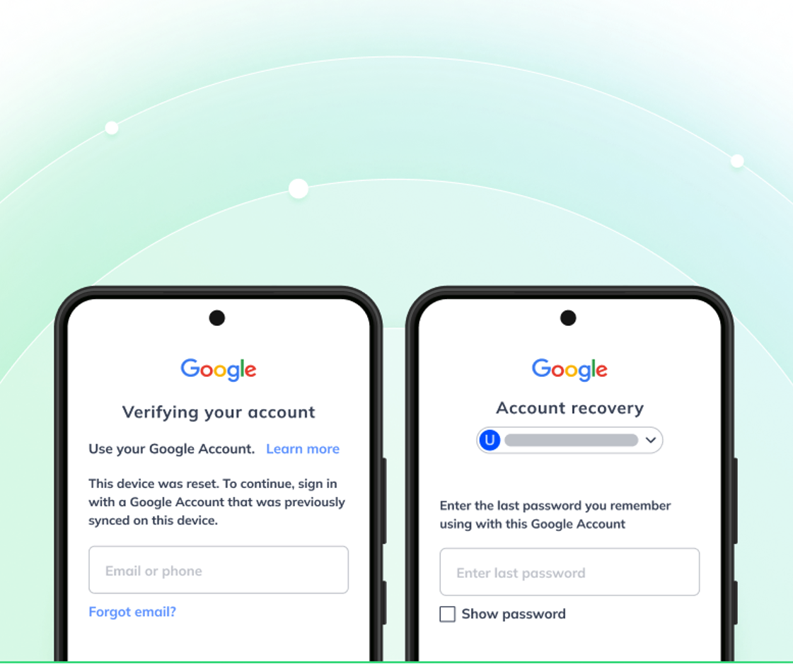 Google Verify Account