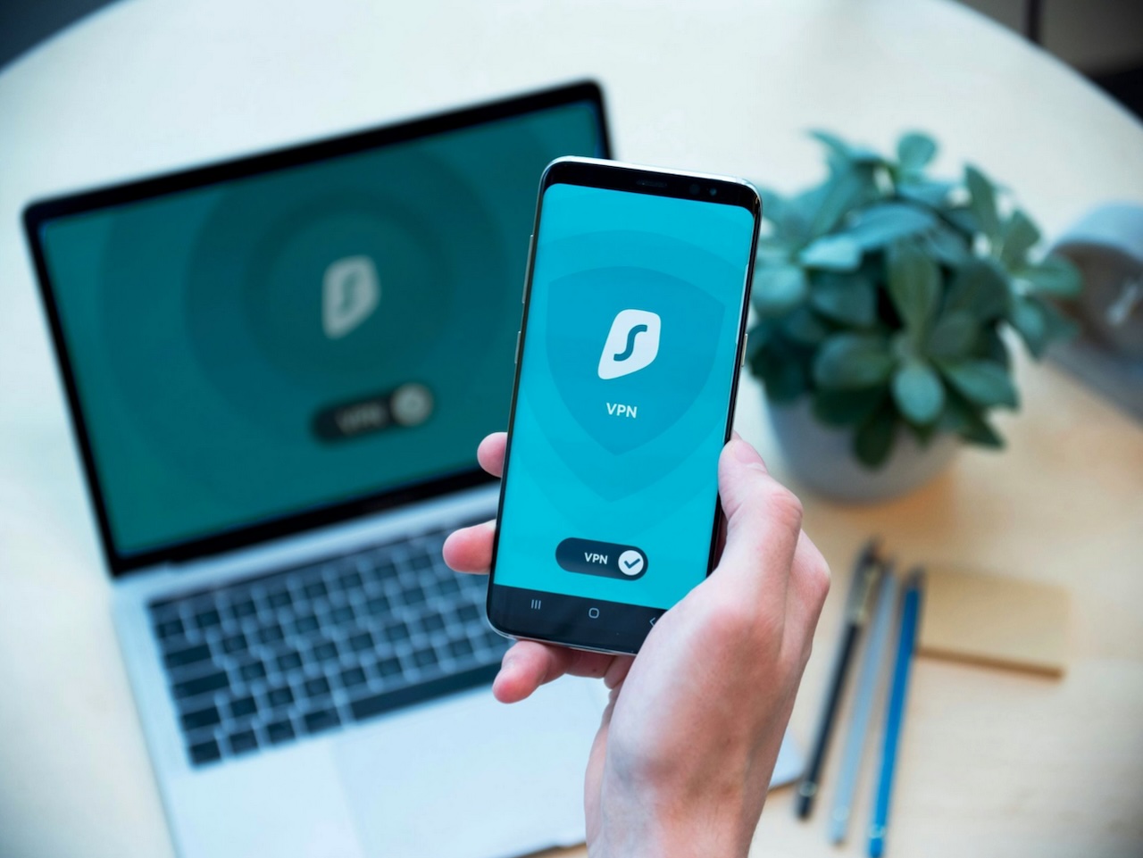 Surfshark VPN on mobile and desktop