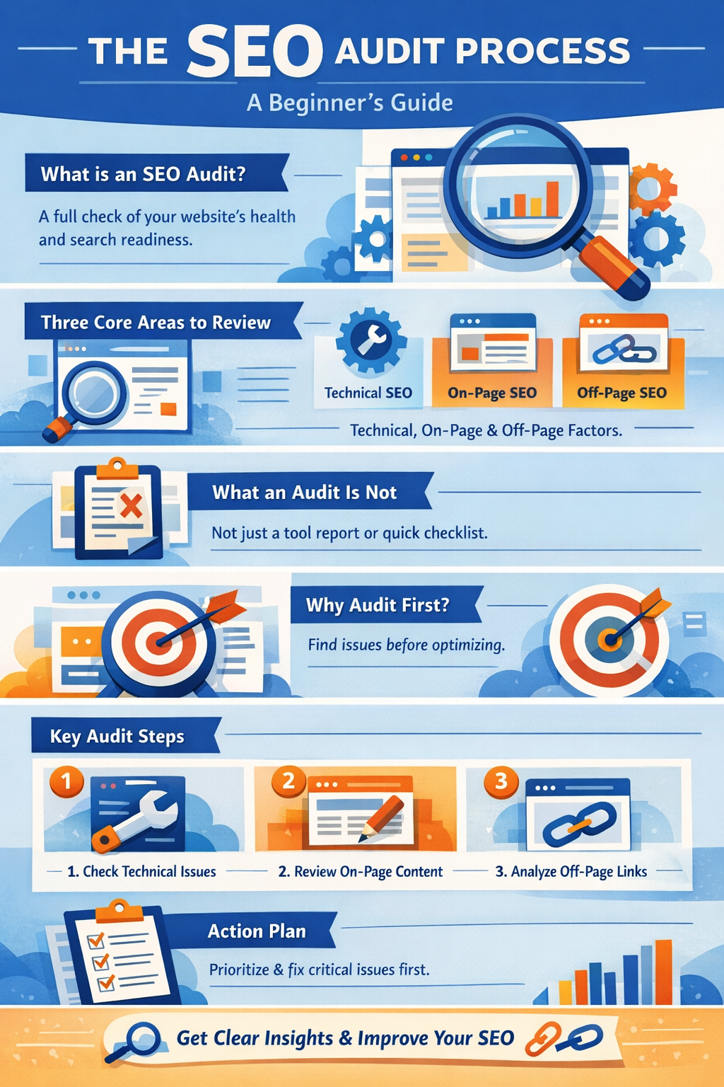 SEO Audit Process Infographic