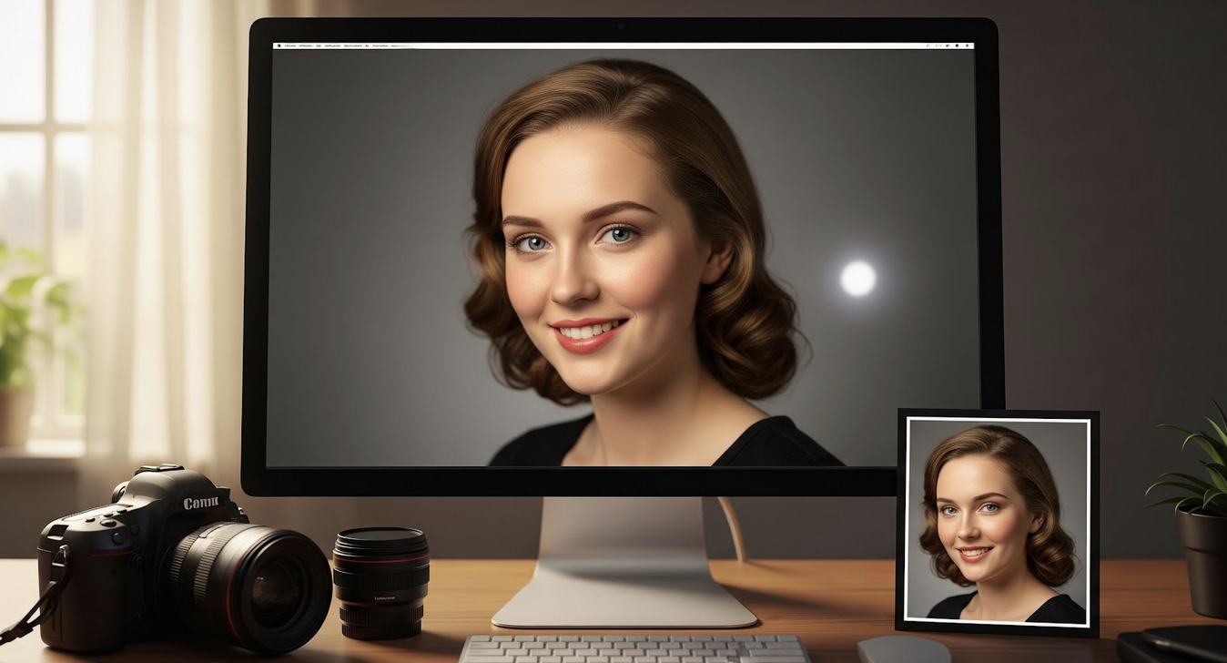 Photo to portrait tool