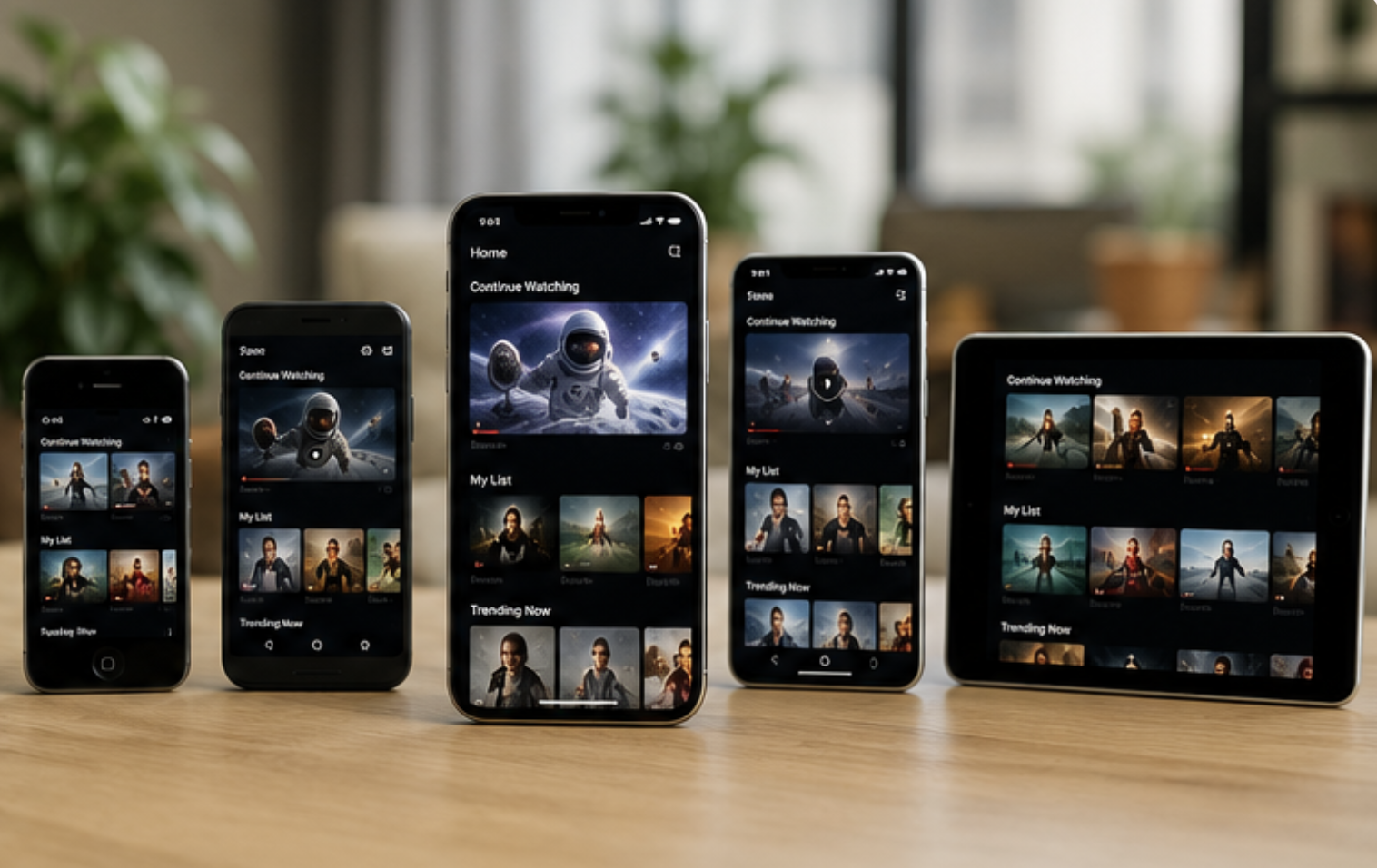 Streaming app on multiple devices