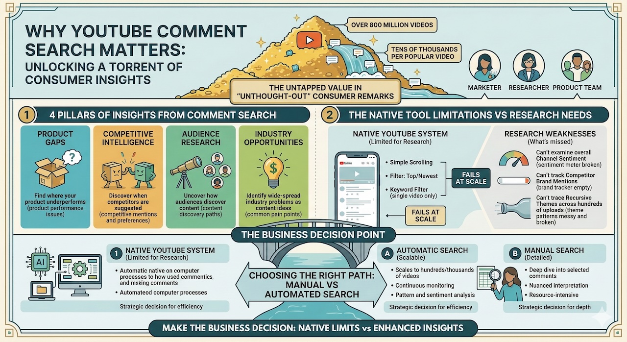 Why YouTube Comment Search Matters