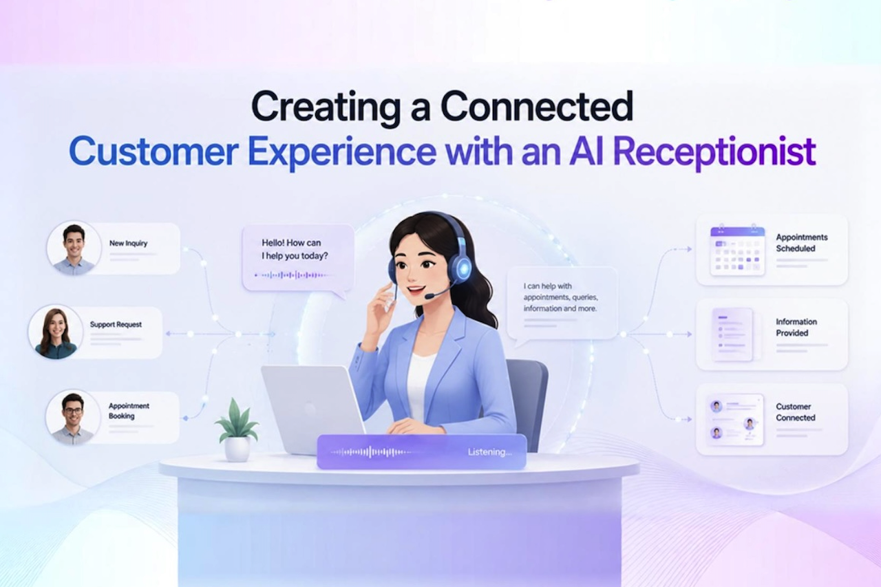 Creating a Connected Customer Experience with an AI Receptionist