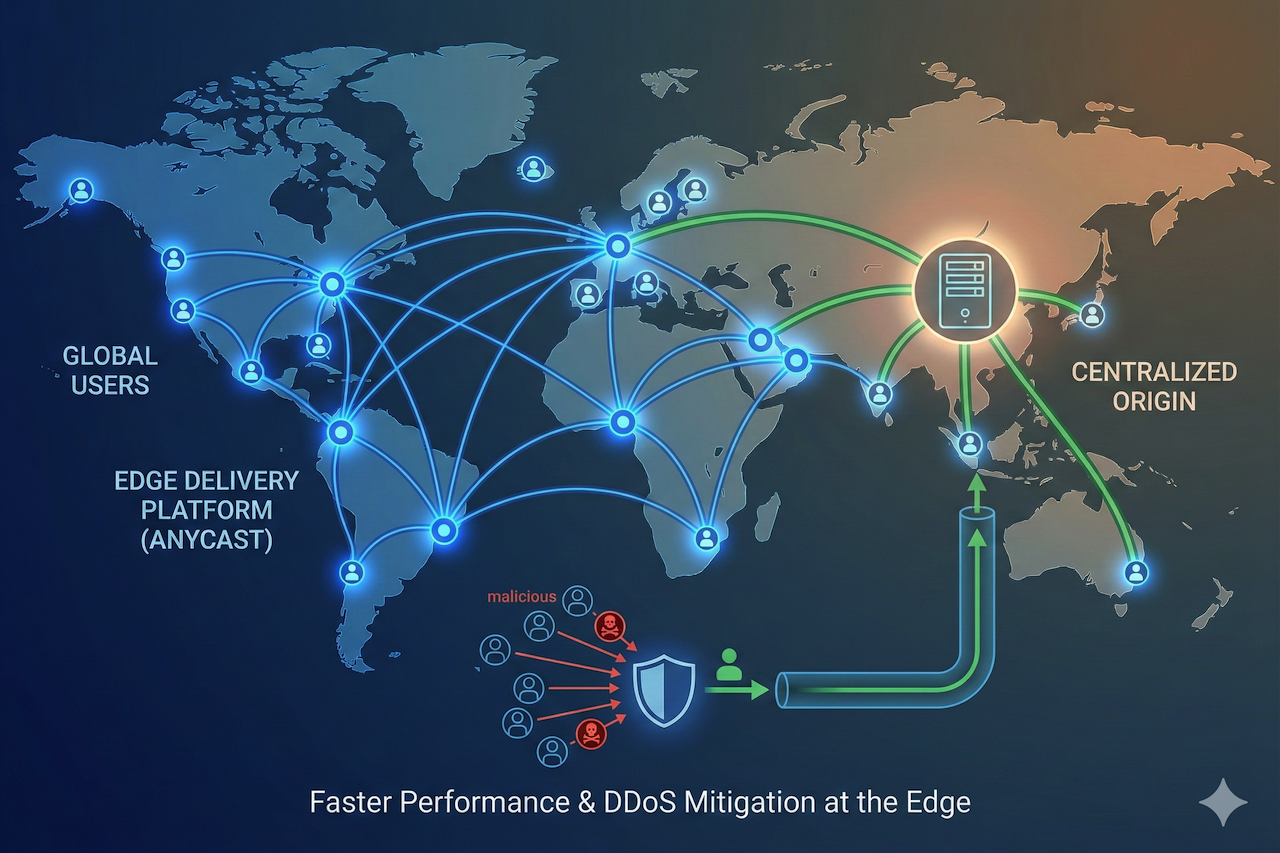 Anycast Routing and Edge Delivery