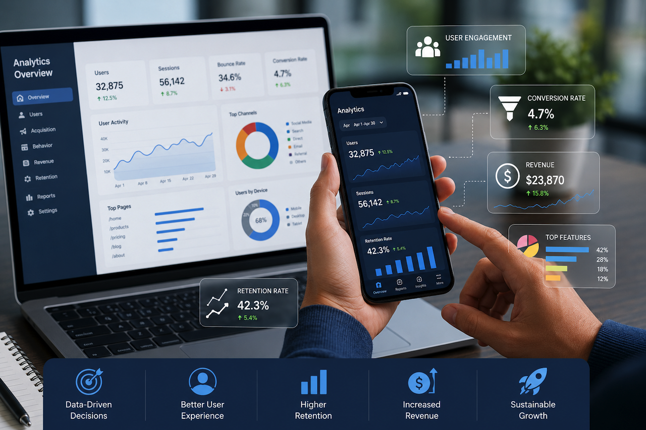 Mobile analytics dashboard