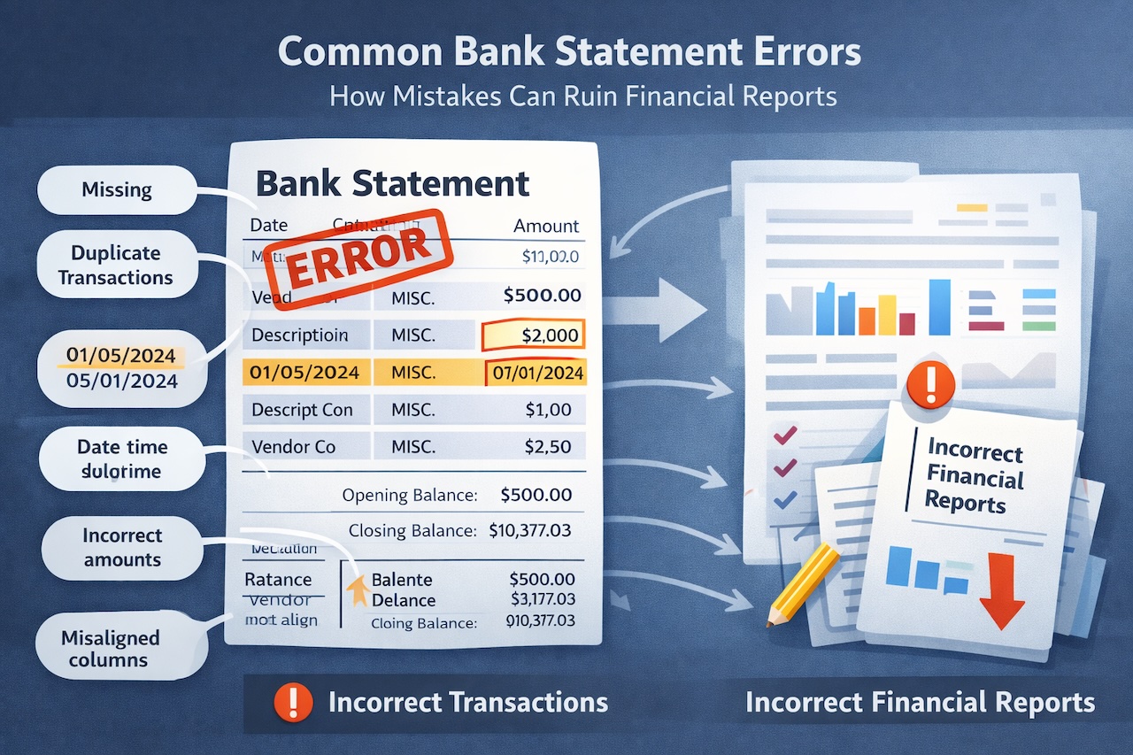 Bank Statement Errors