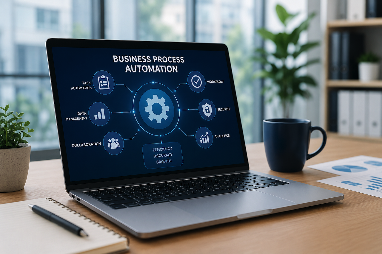 Business process automation dashboard