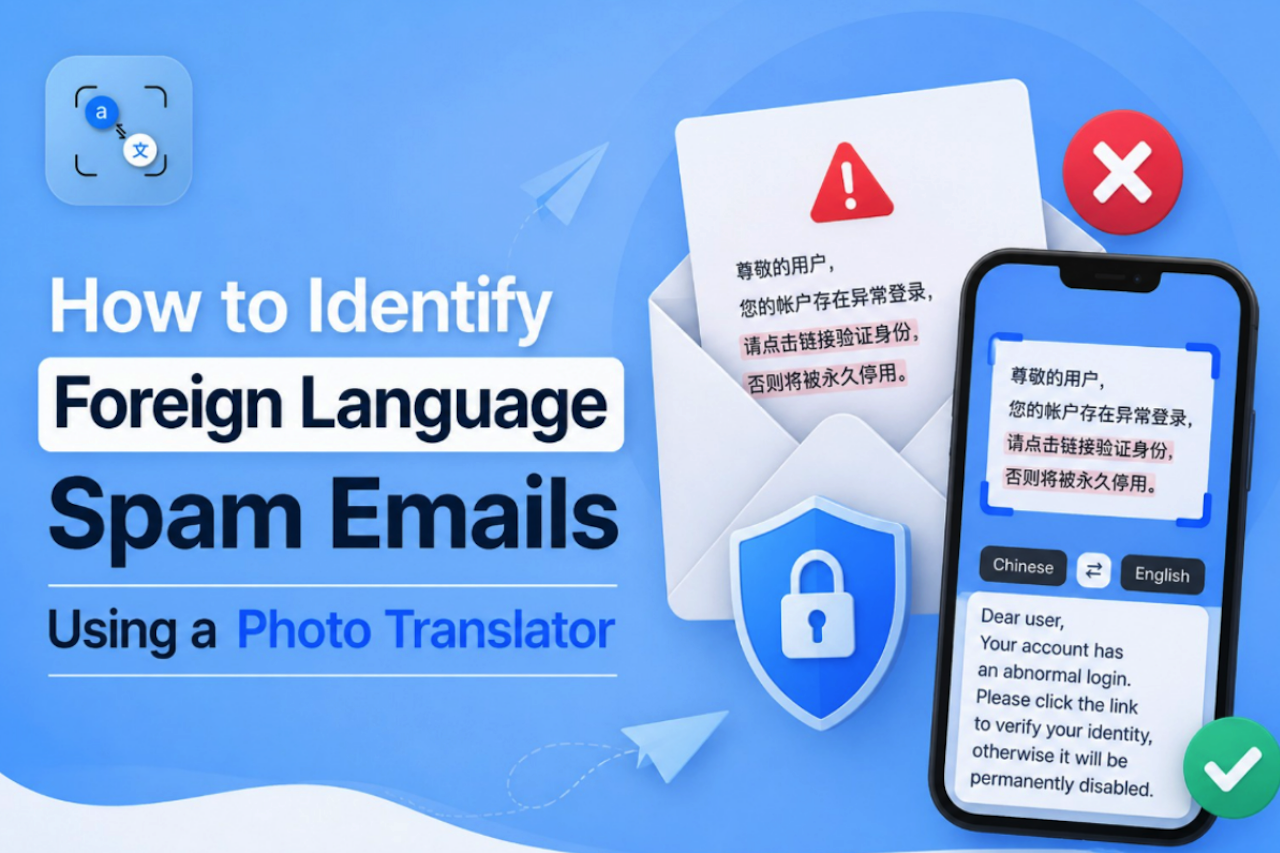 How to Identify Foreign Language Spam Emails Using a Photo Translator
