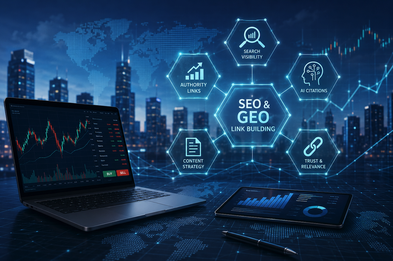 SEO and GEO analytics dashboard